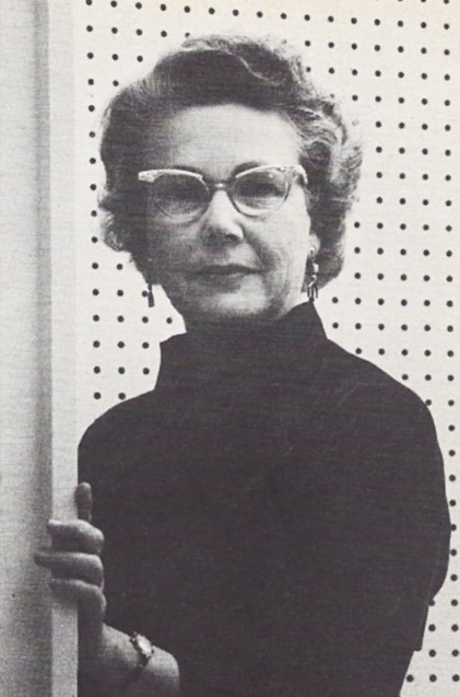 Archival studio portrait of fine artist and educator Helen B. Dooley.