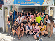 vietnam_FLP_group_2023 students group photo at children's school in vietnam