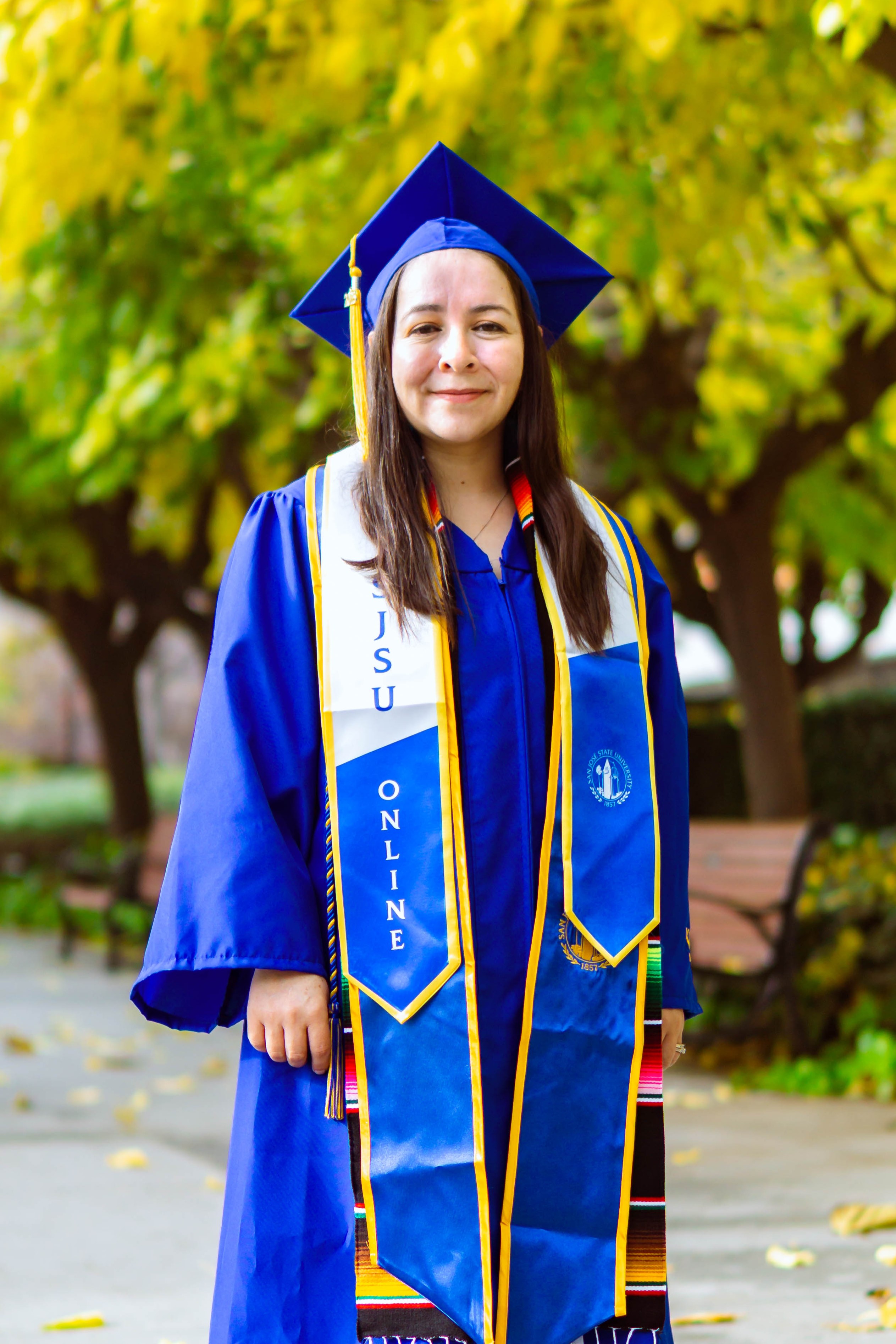 SJSU Online graduate smiling