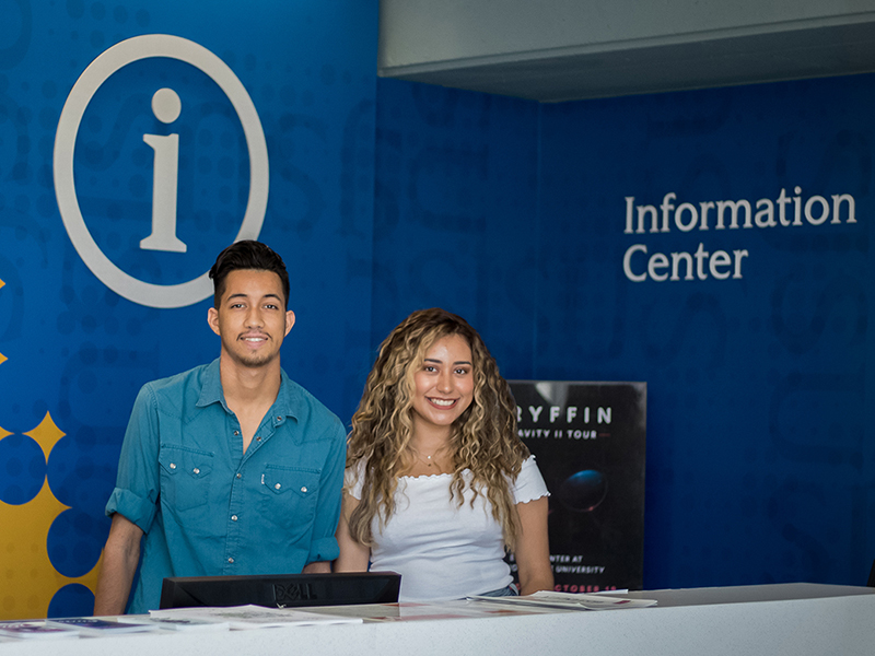 Two student workers