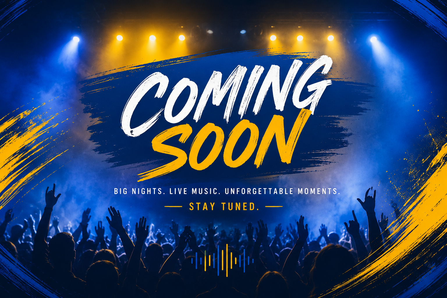 Coming soon, Big nights, live music, and unforgettable moments: Stay Tuned