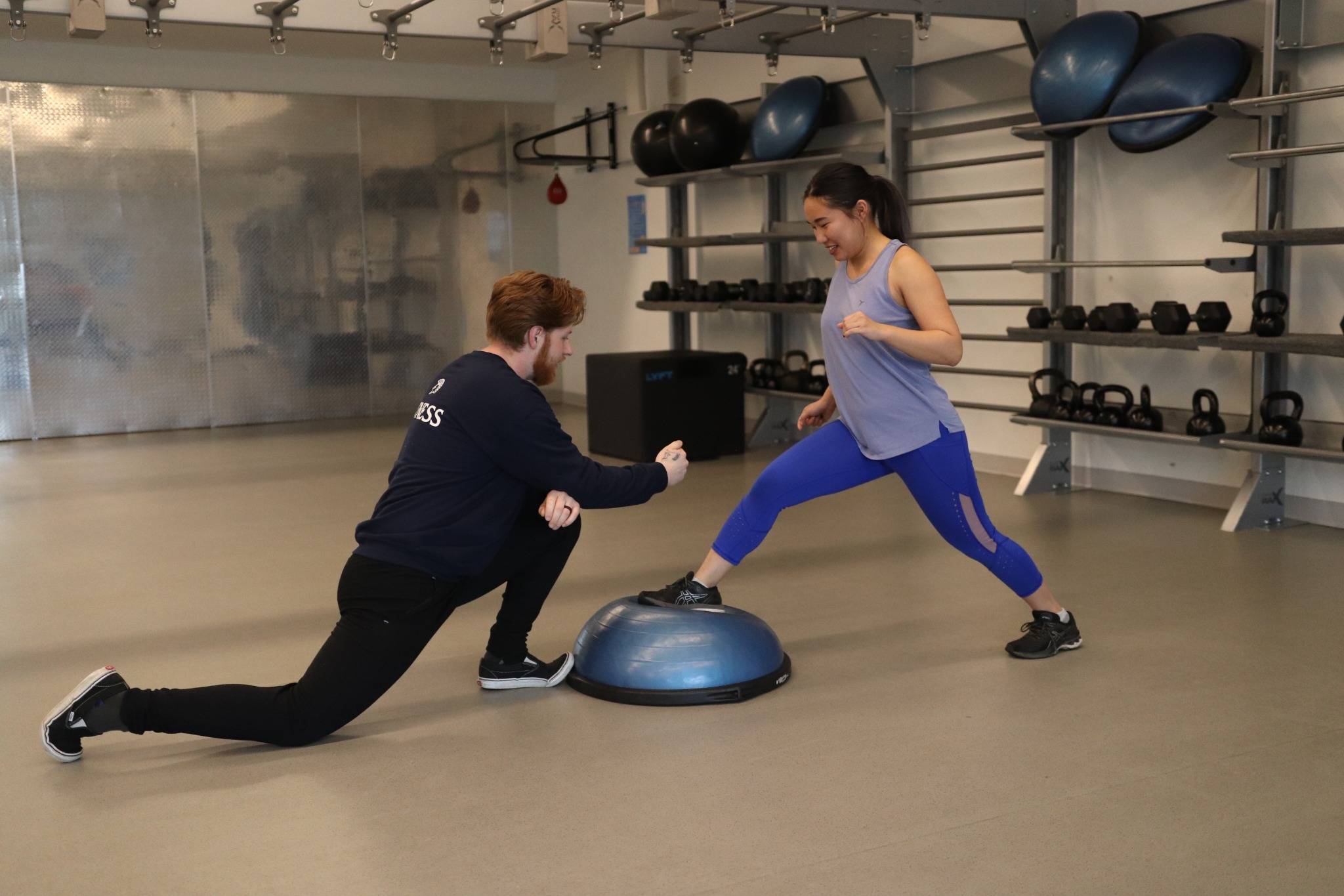 athlete and personal trainer 
