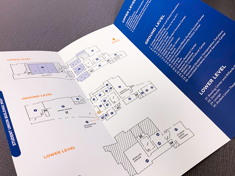 Map of the student union